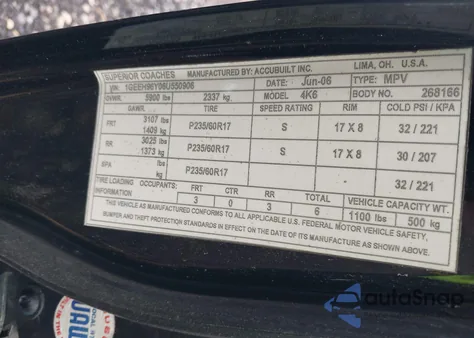 2006 Cadillac Dts Standard from USA, damaged, VIN 1GEEH96Y06U550906